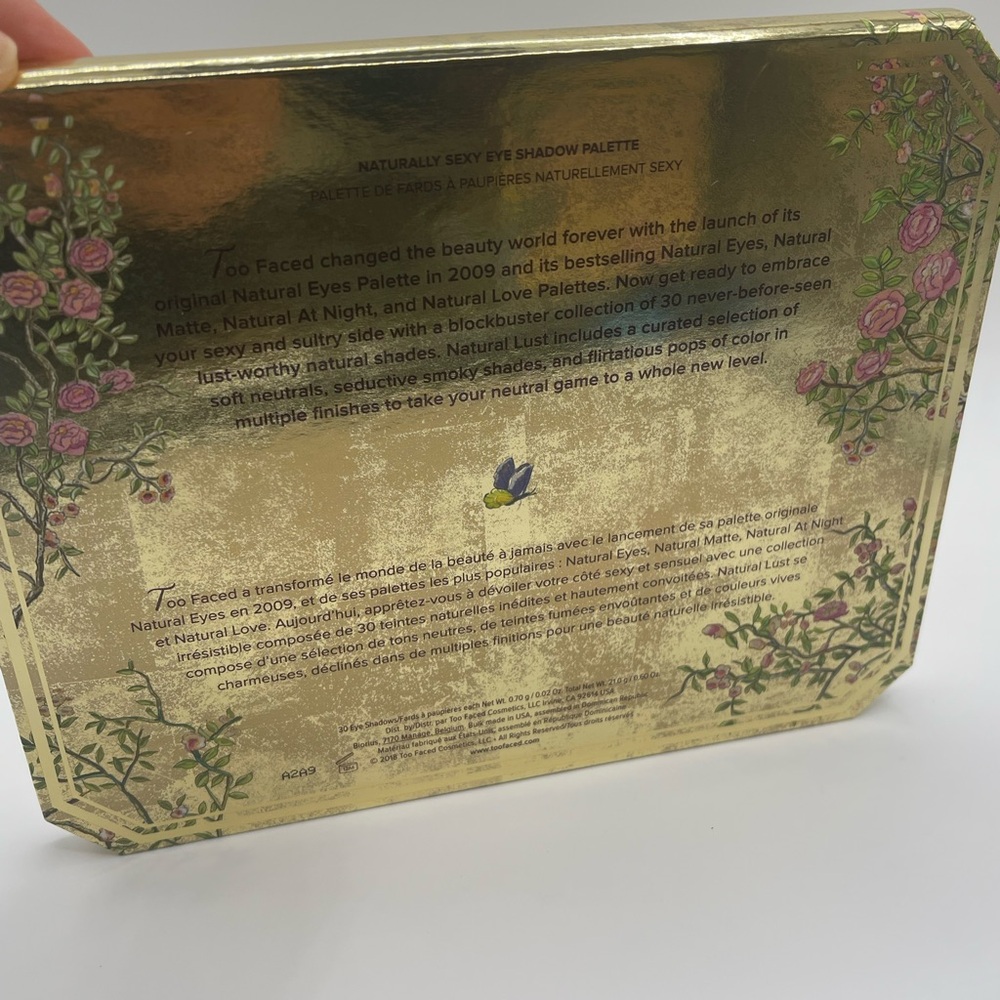 Too faced Natural Lust Eyeshadow Palette with Rich Neutrals and Bold Shades - Picture 9 of 10